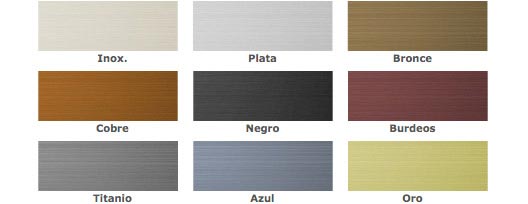 Anodizados anodizados en aluminio